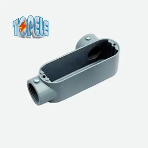 Алюминий LR Тип IP65 Резьбовая EMT жесткий корпус трубопровода с крышкой