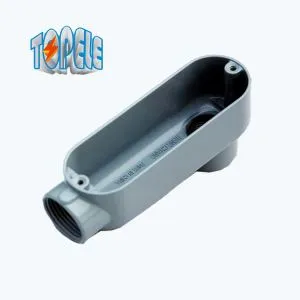 Жесткий алюминиевый корпус с резьбой LB с крышкой